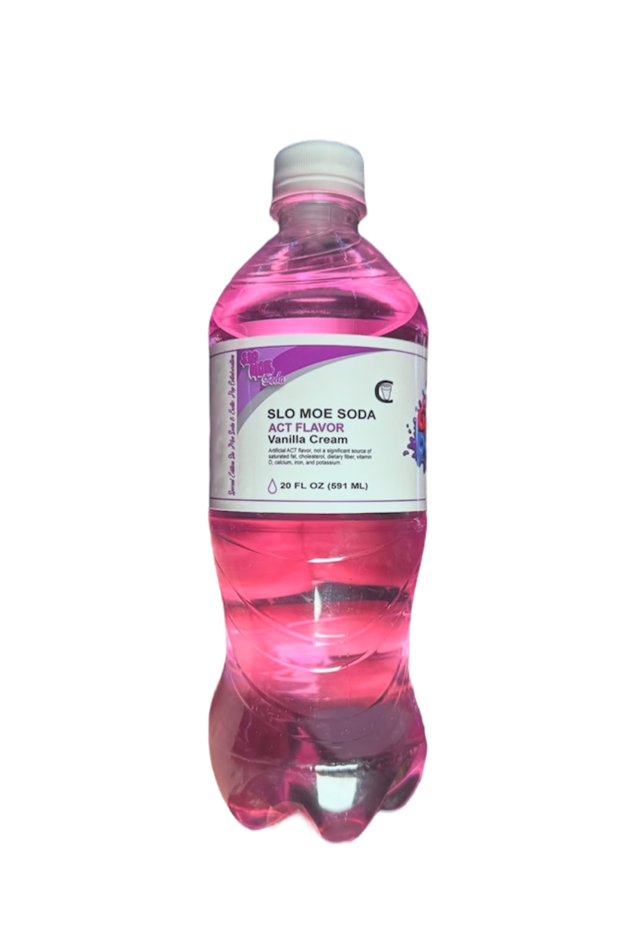 Slo Moe Soda Act Flavor Vanilla Crèam