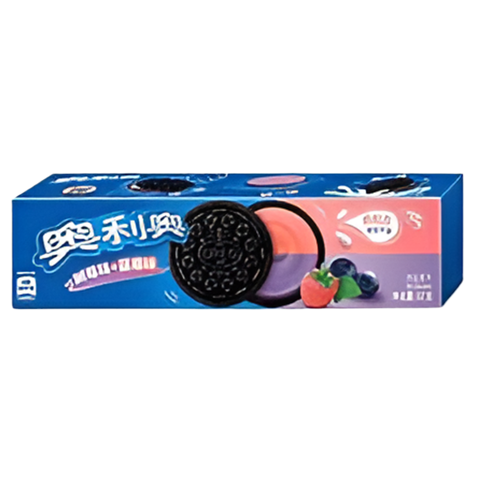 Oreo Blueberry & Raspberry Cookies