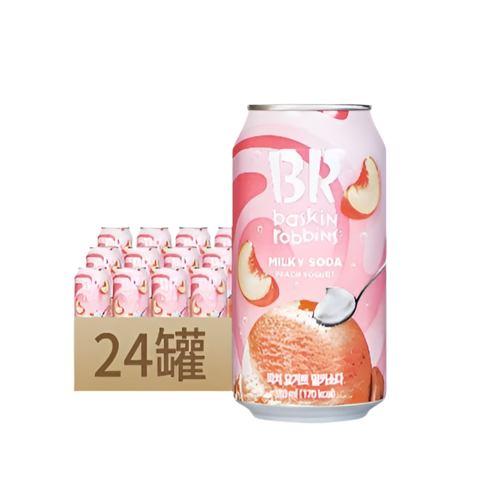 Baskin Robins Milk Soda Peach Yogurt