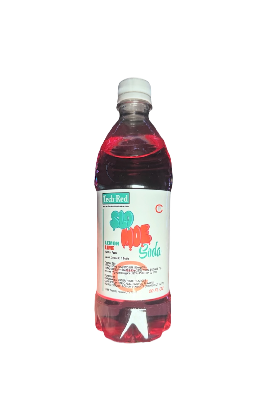 Slow Moe Soda Tech-Red Lemon Lime