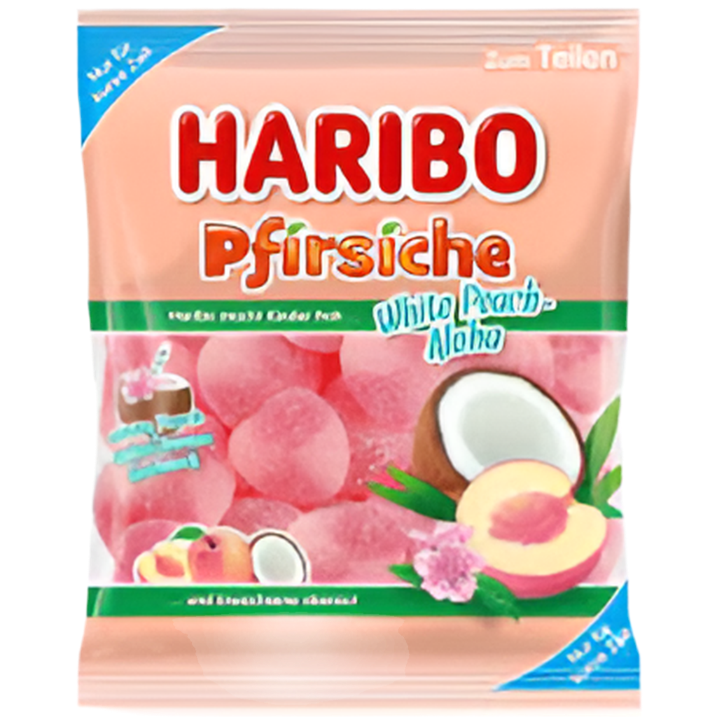 Haribo Coconut White Peach Aloha