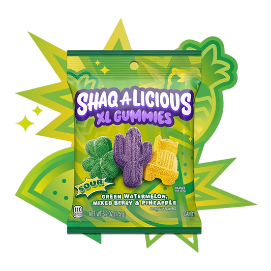 Shaqalicious XL Gummies Sour Fruit