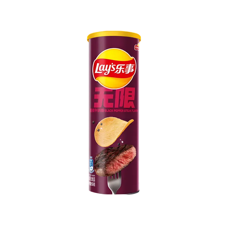 Lays Black Pepper Ribeye Steak Stax