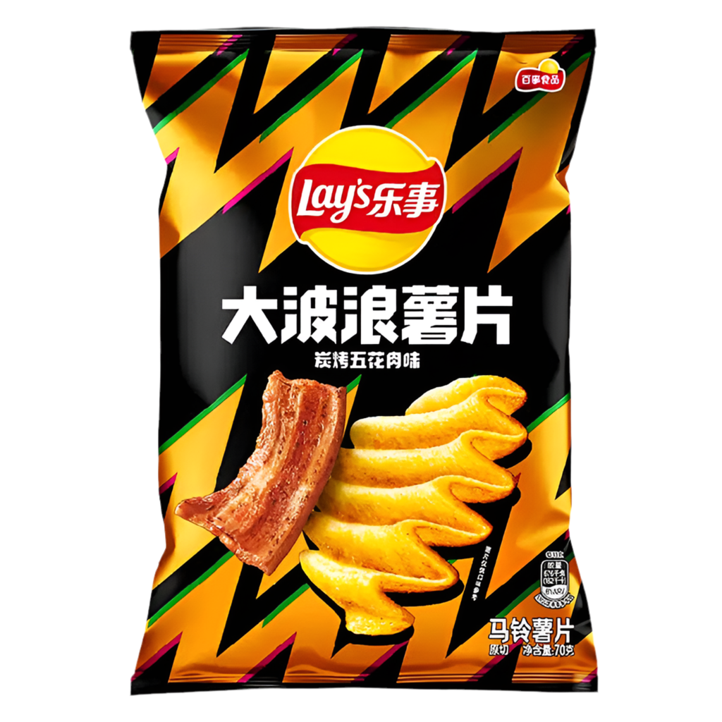 Lays Big Wave Grilled Pork Belly Potato Chips