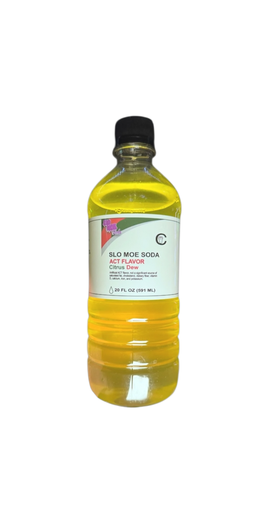 Slo Moe Soda Act Flavor Citrus Dew